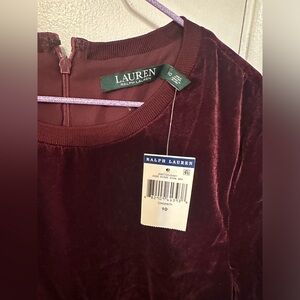 Ralph Lauren Velvet Dress size 10